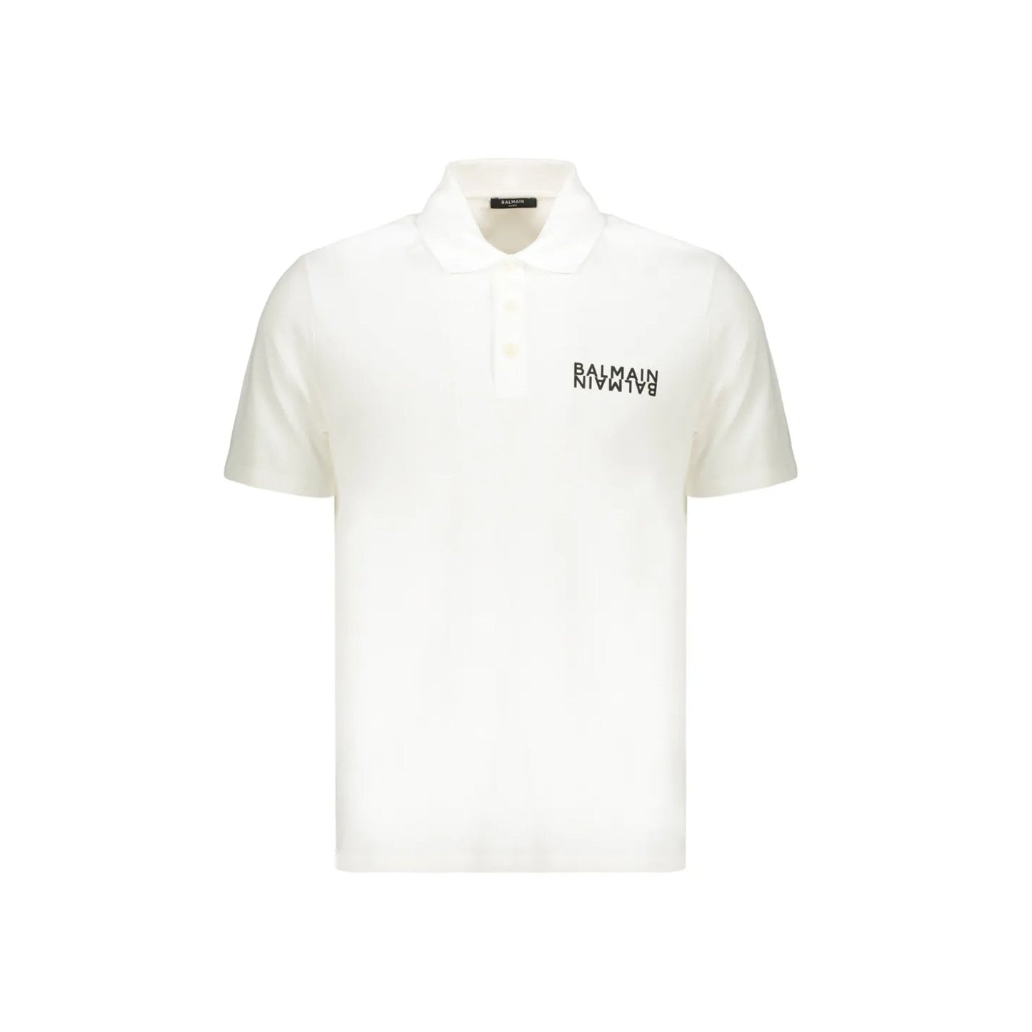 Balmain Cotton Polo Shirt Men BALMAIN