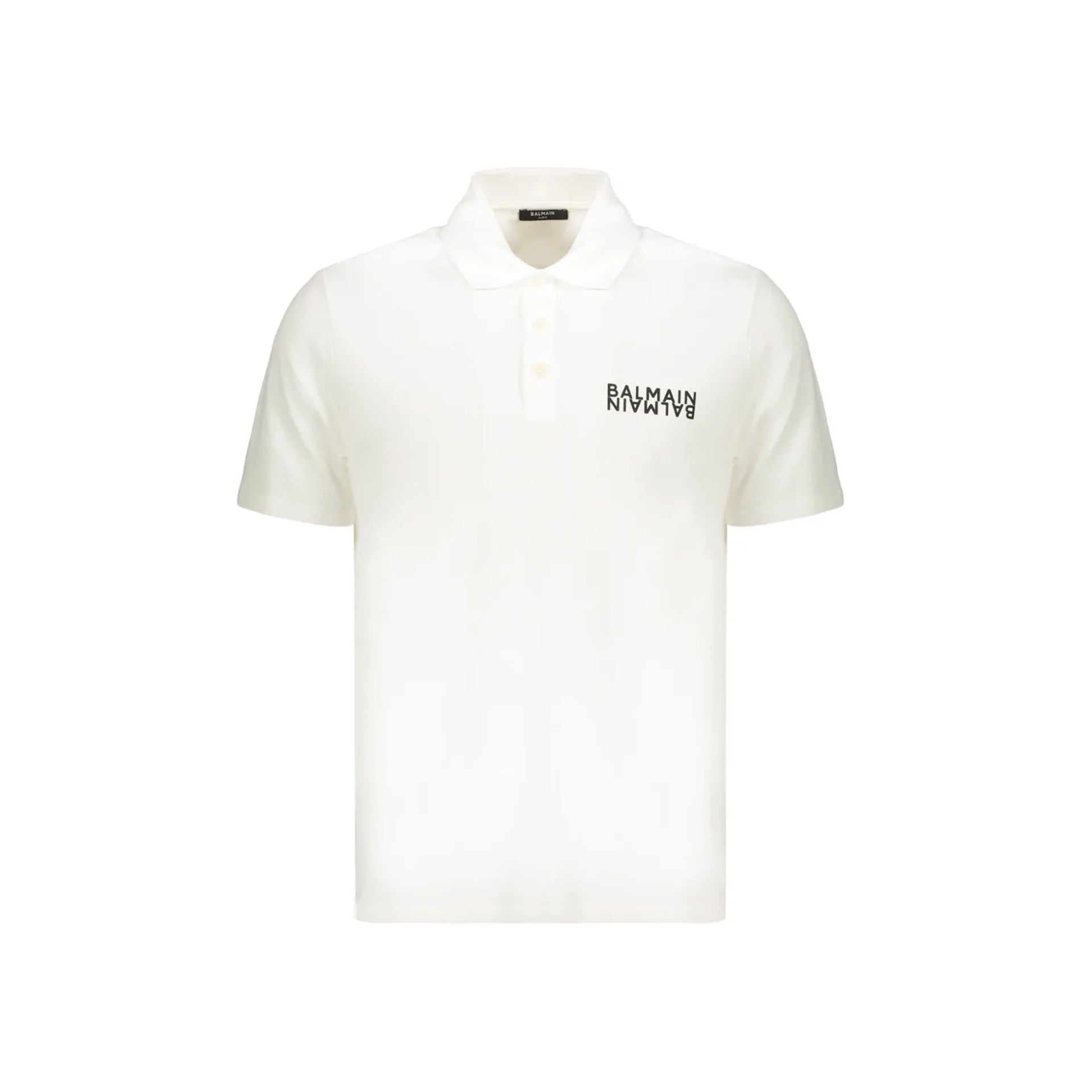 Balmain Cotton Polo Shirt Men BALMAIN