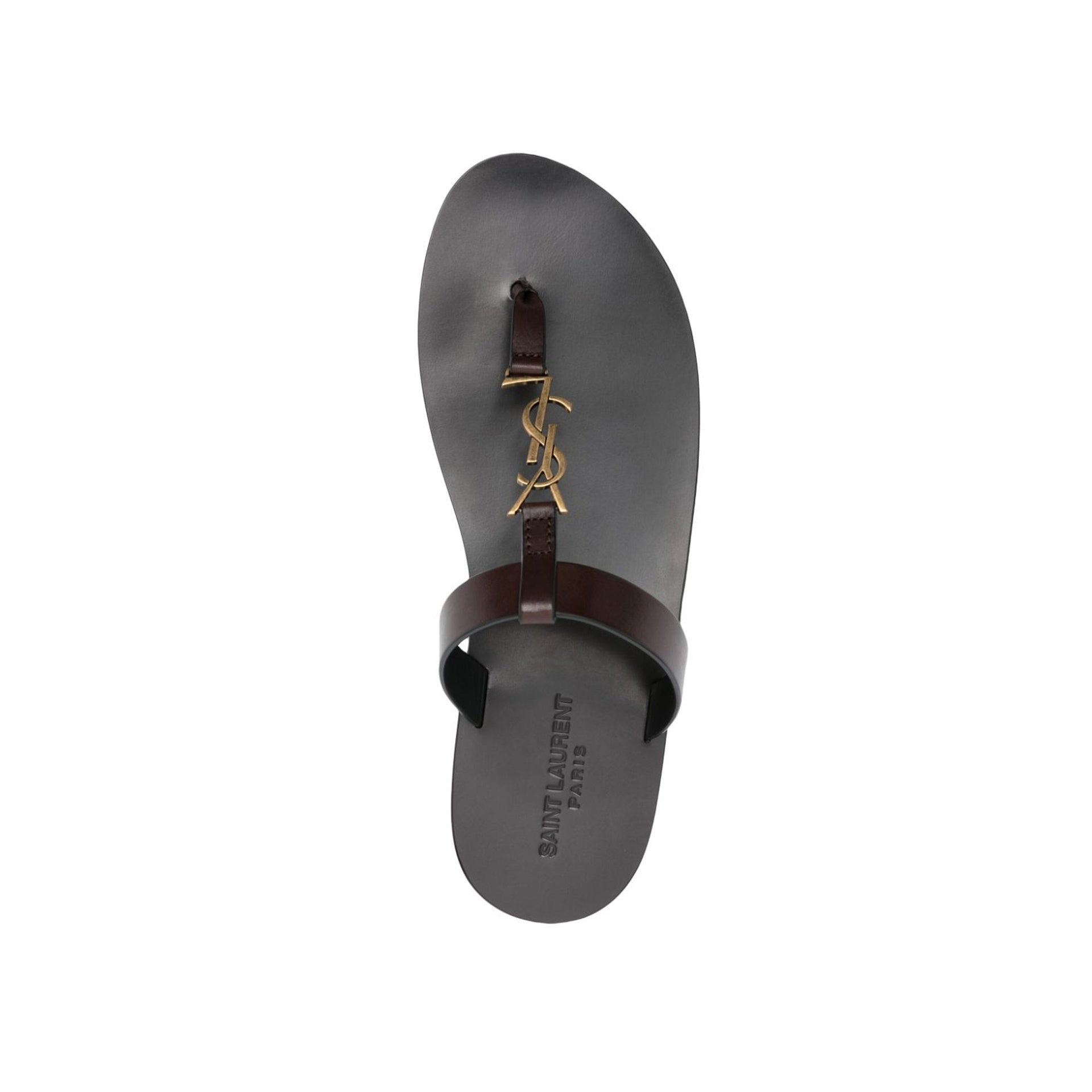 Saint Laurent Cassandre 05 Flat Sandals Men SAINT LAURENT