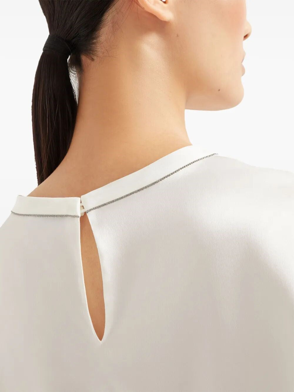 Brunello Cucinelli Women Silk Top BRUNELLO CUCINELLI