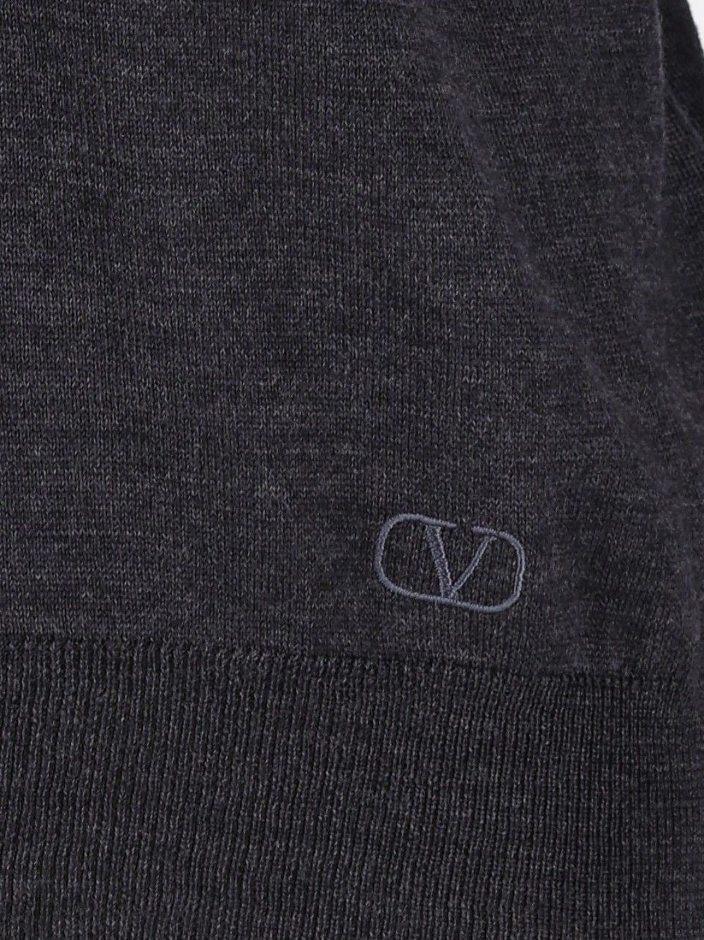 Valentino Garavani Men Wool Knit Polo Shirt VALENTINO GARAVANI