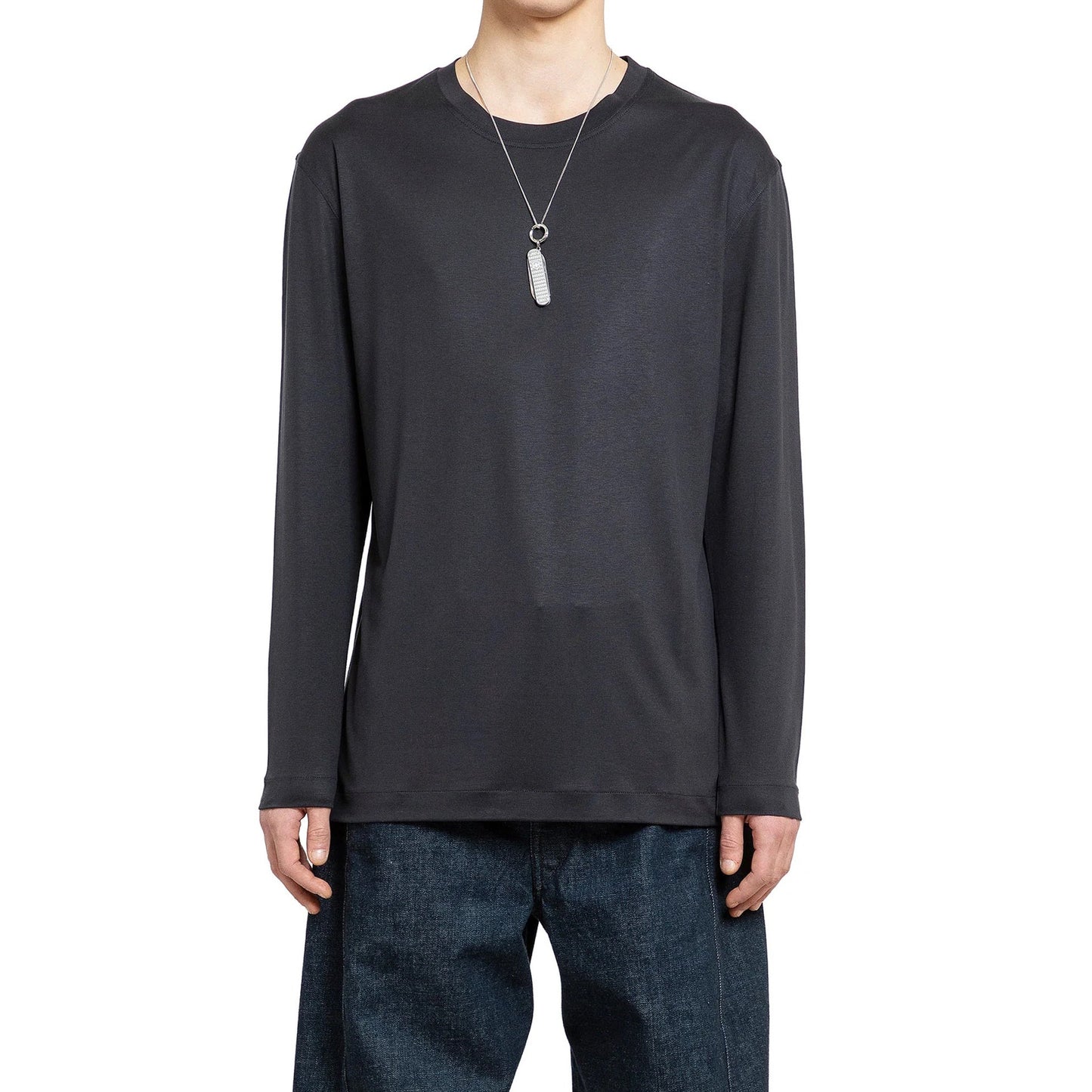 Lemaire Long Sleeve Silk T-Shirt Men LEMAIRE