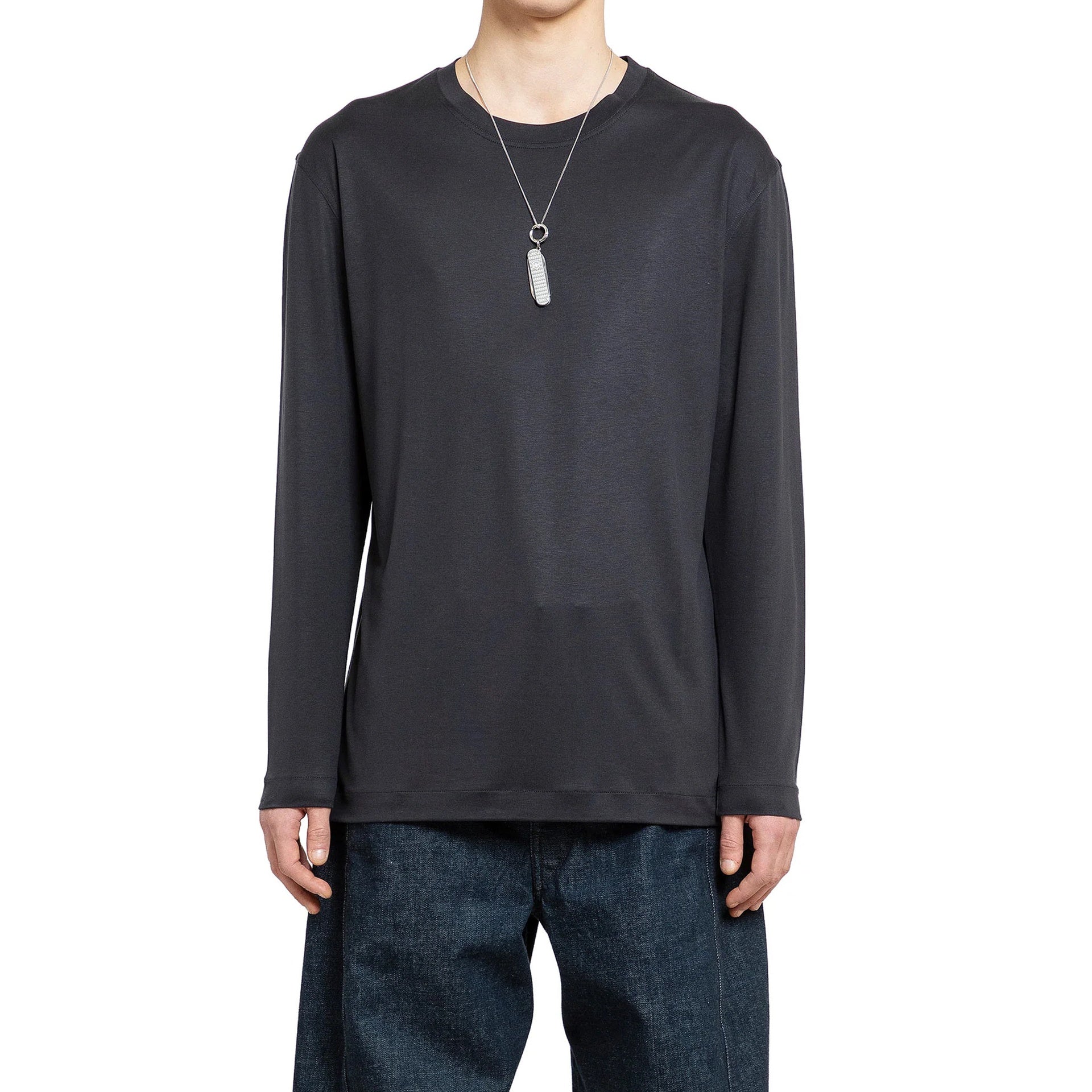 Lemaire Long Sleeve Silk T-Shirt Men LEMAIRE