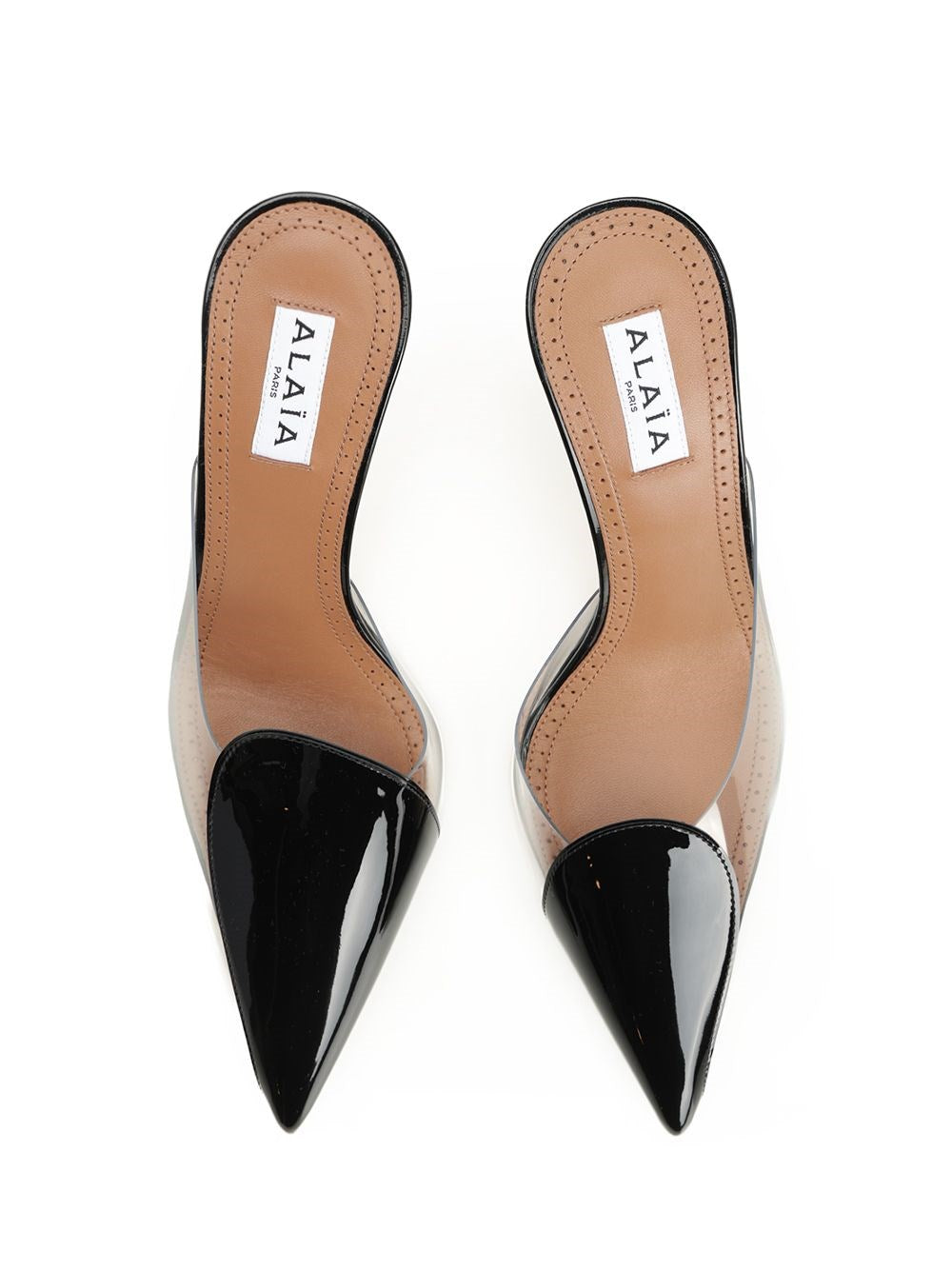 Alaïa Women Mule In Patent Leather And Pvc ALAIA