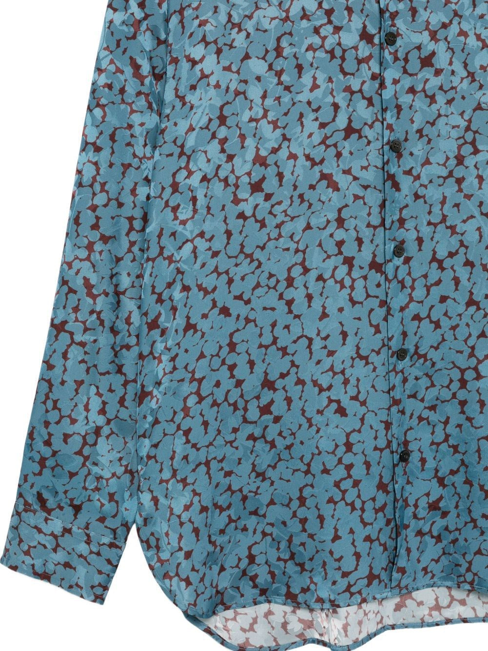 Dries Van Noten Men Shiny Satin Shirt DRIES VAN NOTEN