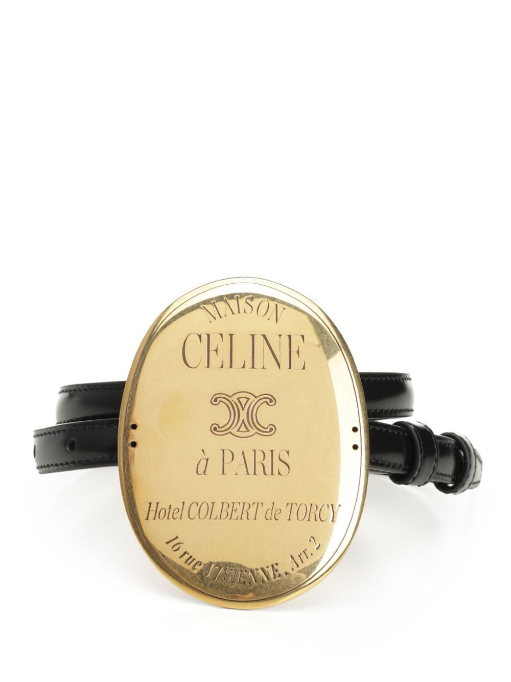 Celine Women Taurillon Leather Belt CELINE