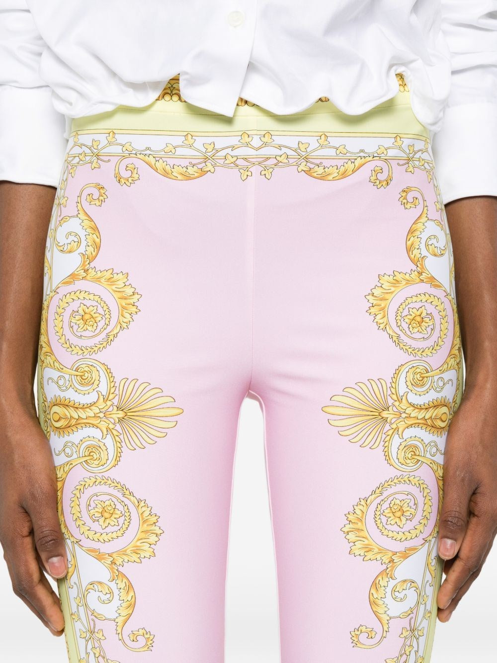 Versace Women Leggings Stampati Primavera Barocco VERSACE