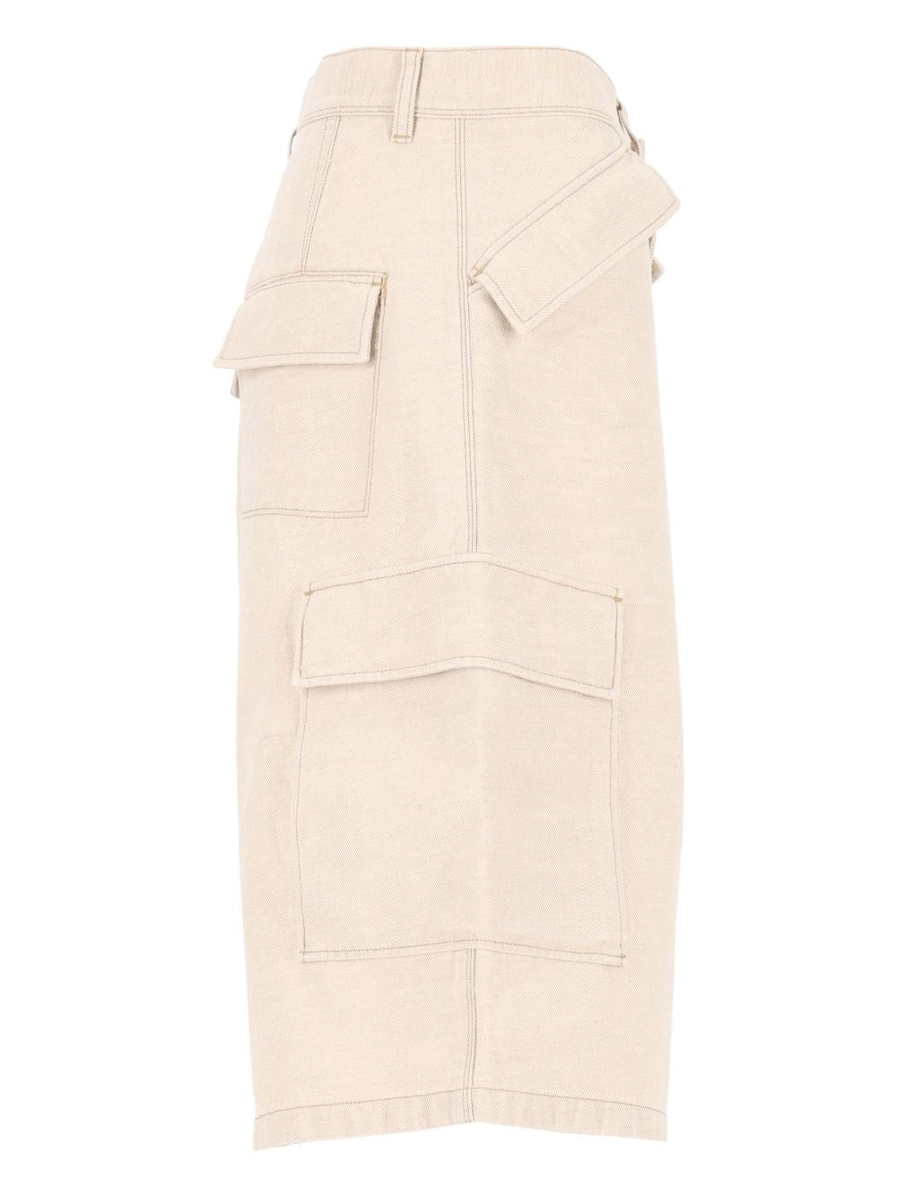 Fendi Women Selleria Denim Bermuda Shorts FENDI