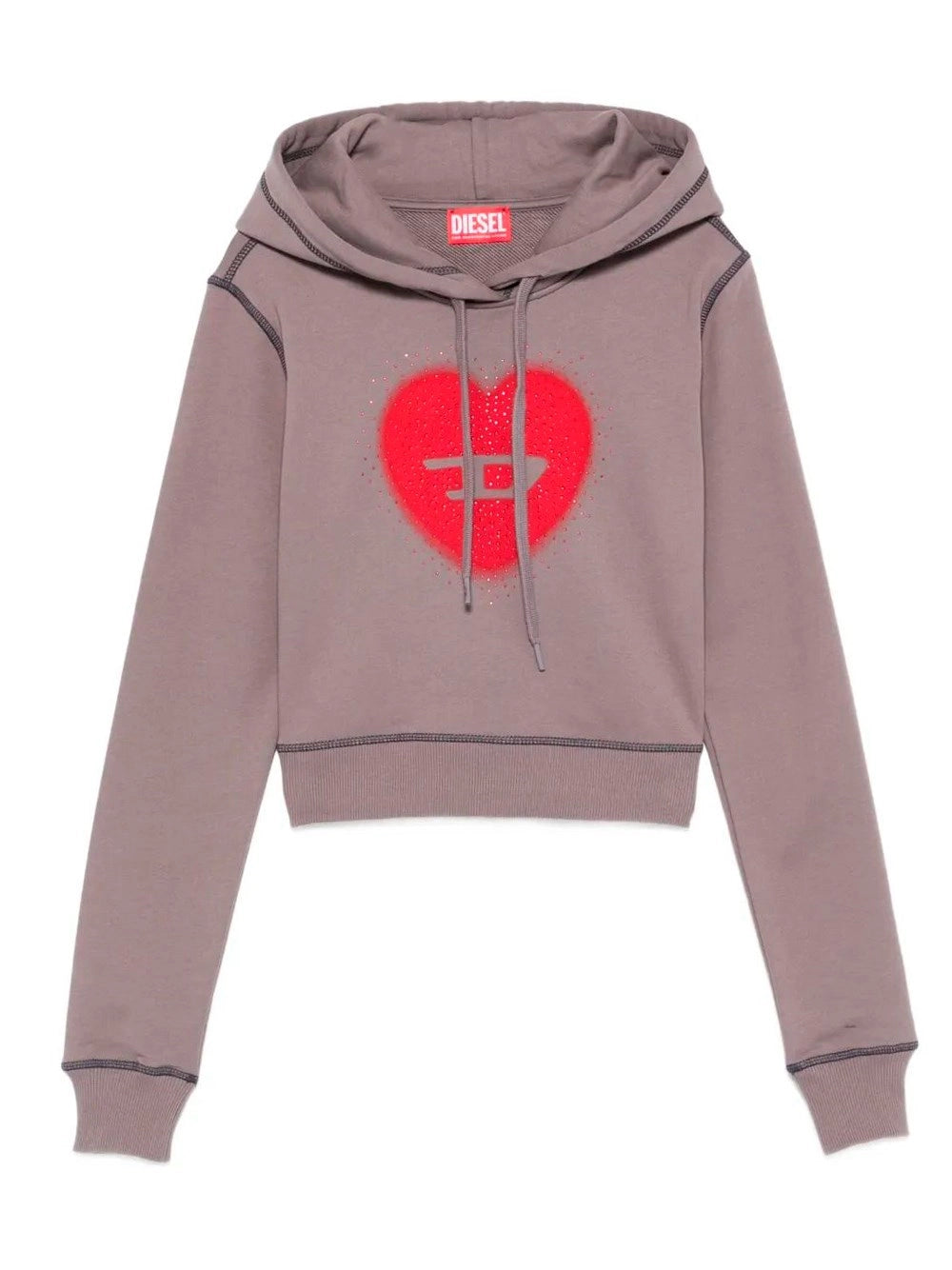 Diesel Women `F-Slimmy-Hood-S5` Hooded Sweater DIESEL