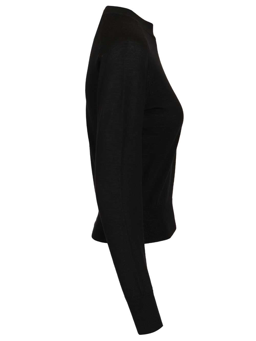 Ami Women Quota -Crewneck Sweater With Contrasted Ami De Coeur AMI PARIS