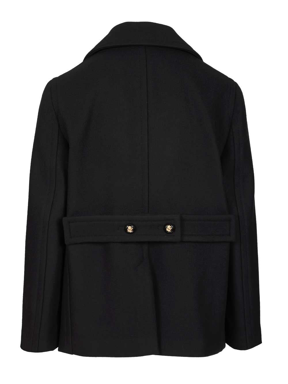 Valentino Garavani Men Wool Pea Coat VALENTINO GARAVANI