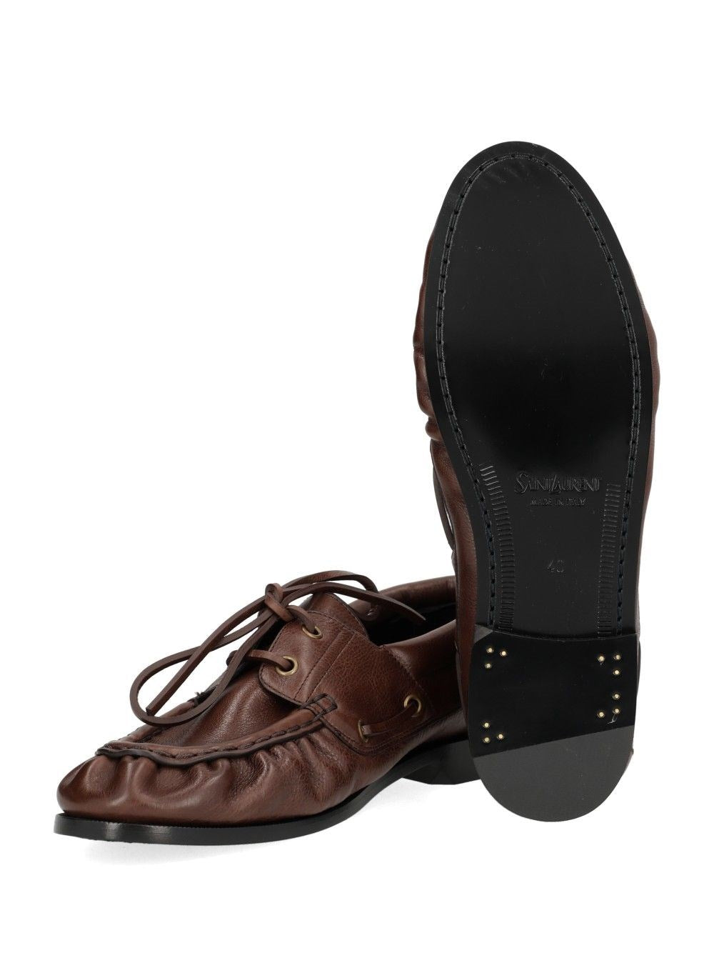 Saint Laurent Men "Le Loafer Bateau" Moccasins SAINT LAURENT