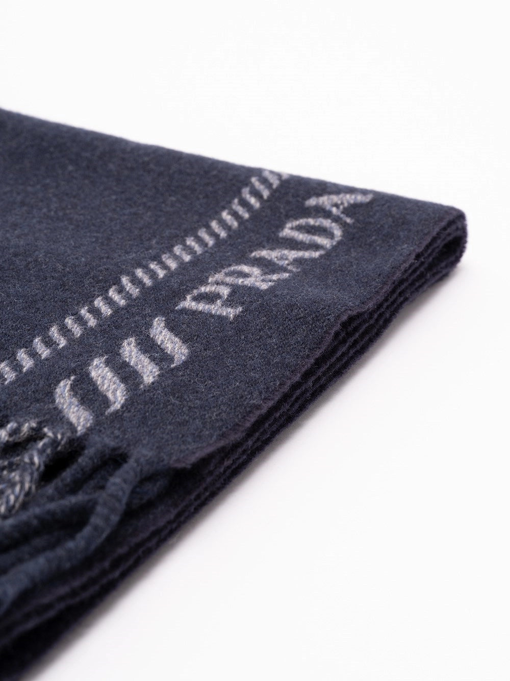 Prada Men Cashmere And Wool Scarf PRADA