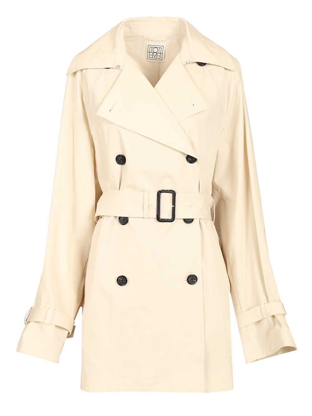 Toteme Women Washed Cotton Trench TOTEME