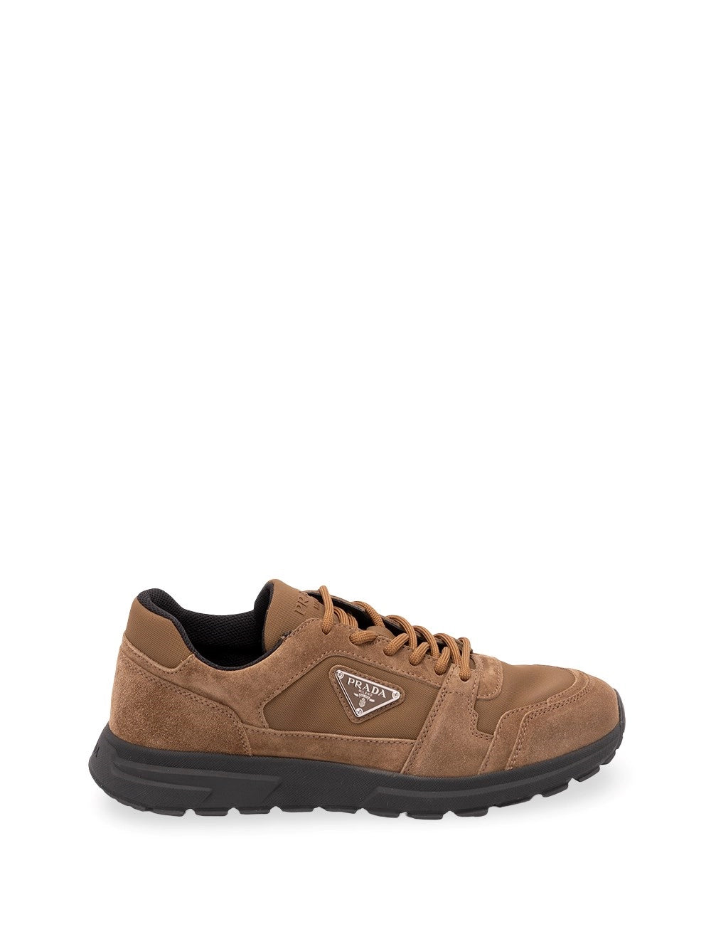Prada Men Prax Suede And Re-Nylon Sneakers PRADA