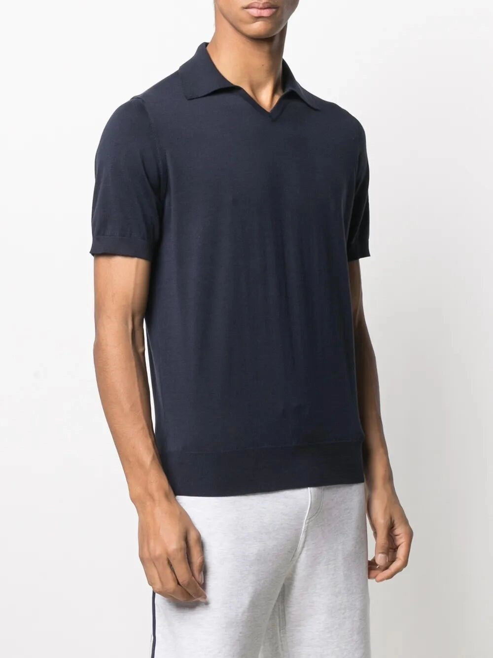 Brunello Cucinelli Men Polo-Style Sweater BRUNELLO CUCINELLI