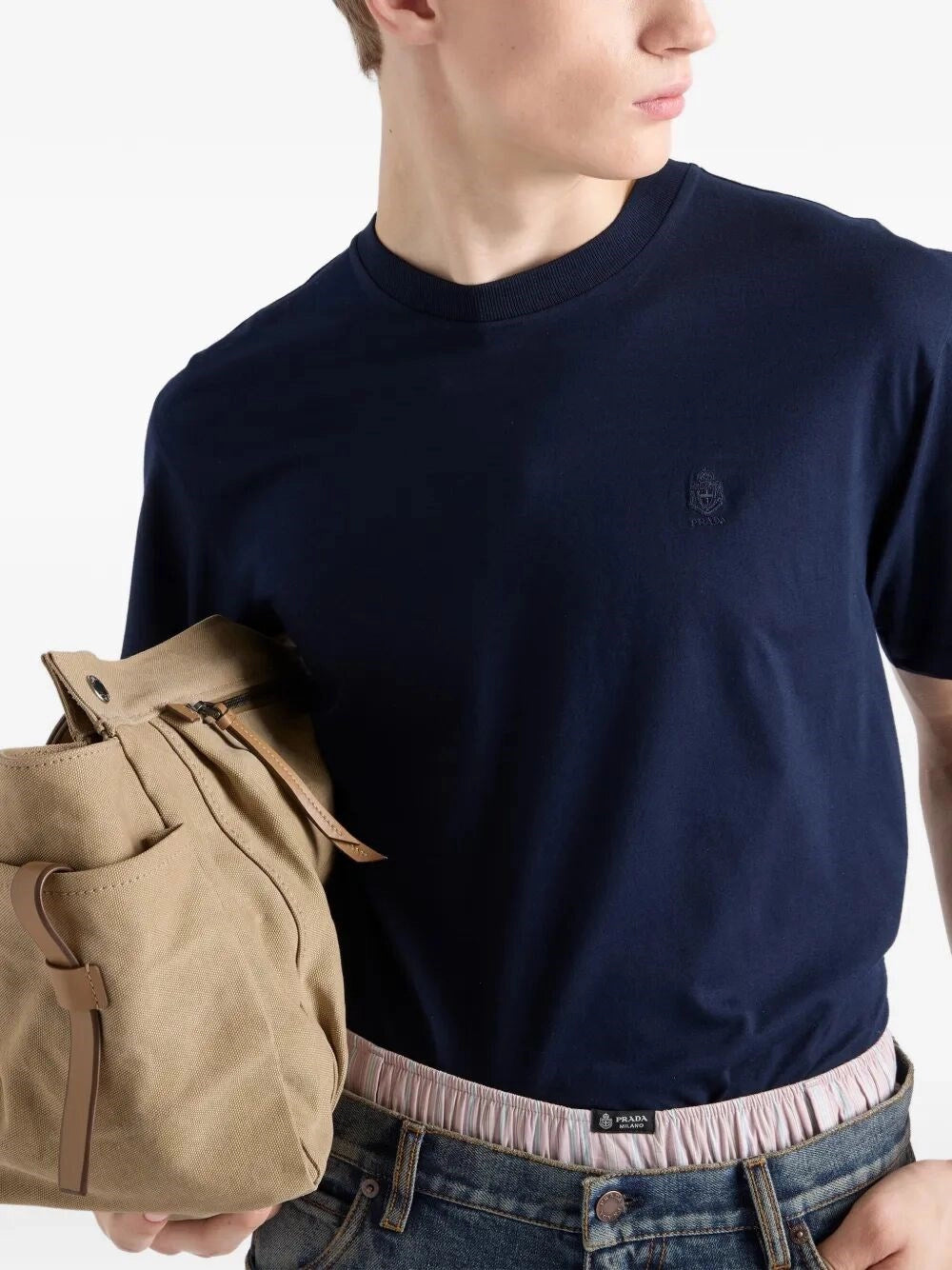 Prada Men Jersey T-Shirt