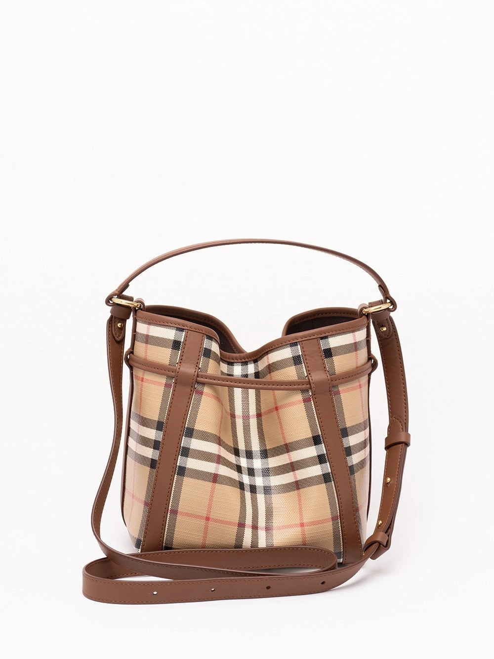 Burberry Women Mini Drawstring Bucket Bag BURBERRY