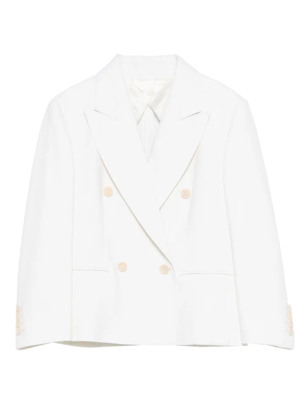 Max Mara Women Wool Canvas Crop Blazer MAX MARA