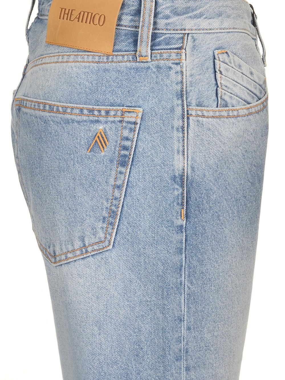 The Attico Women Coated Jeans THE ATTICO