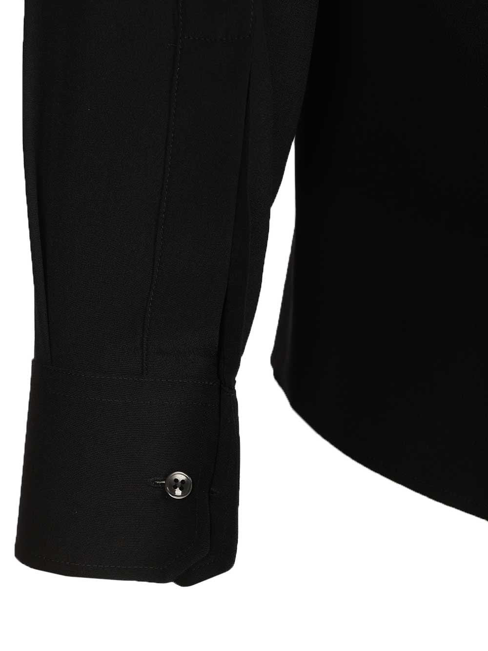 Dolce & Gabbana Men Formal Shirt In Silk Crepe De Chine DOLCE & GABBANA