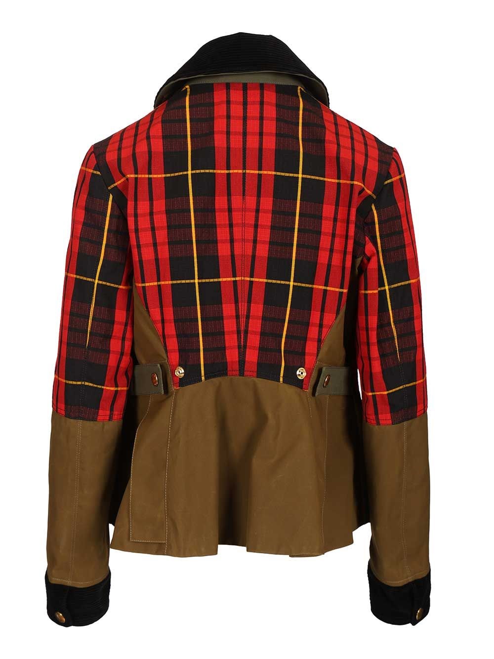 Mcqueen Women Tartan Ripstop Jacket ALEXANDER MCQUEEN