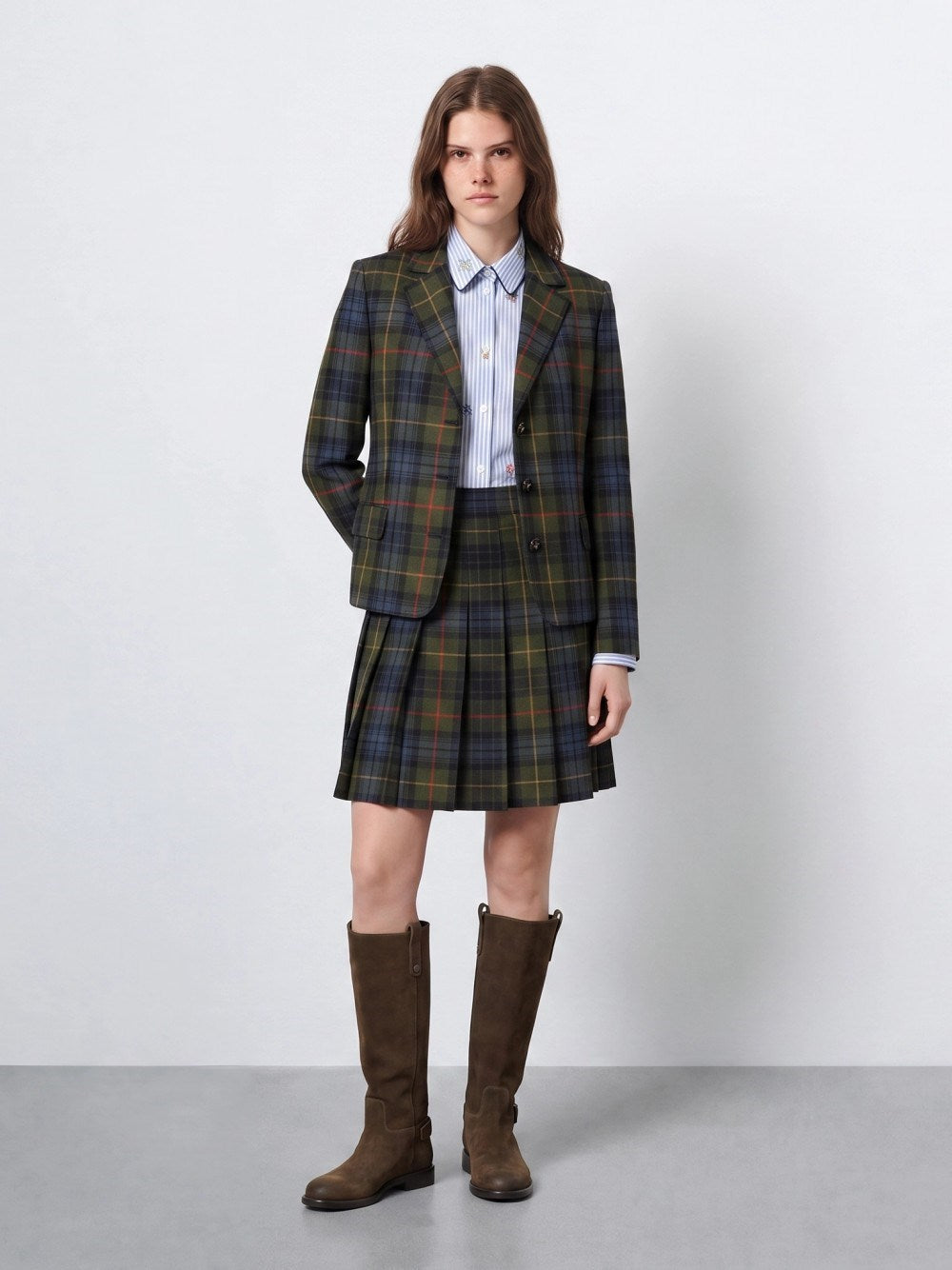 Etro Women Striped Jacquard Cotton Shirt ETRO