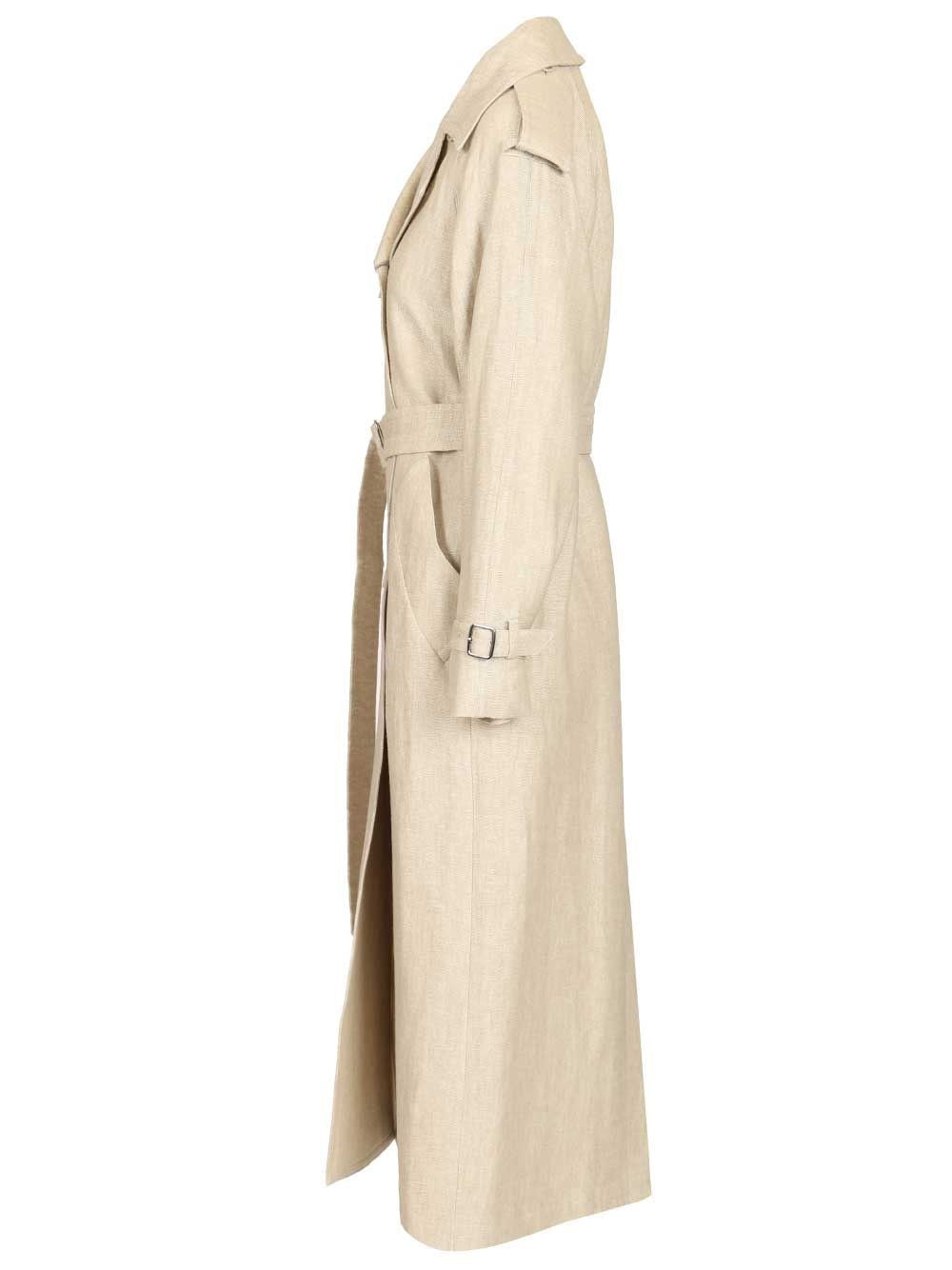 Max Mara Women Trench Double Breasted Coat MAX MARA