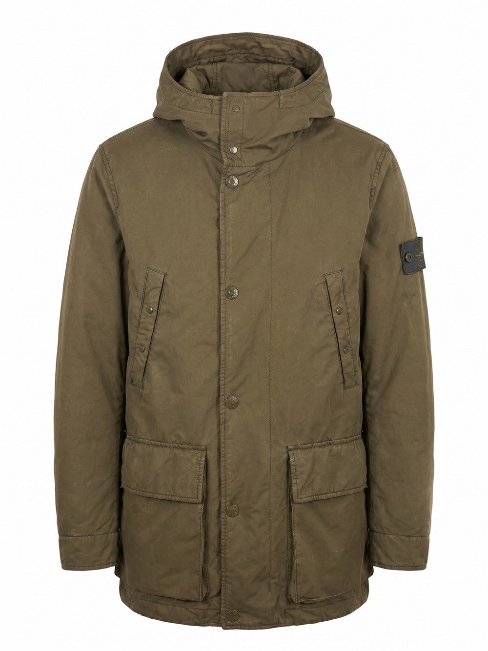 Stone Island Men David-Tc Short Parka S.I. Ghost STONE ISLAND