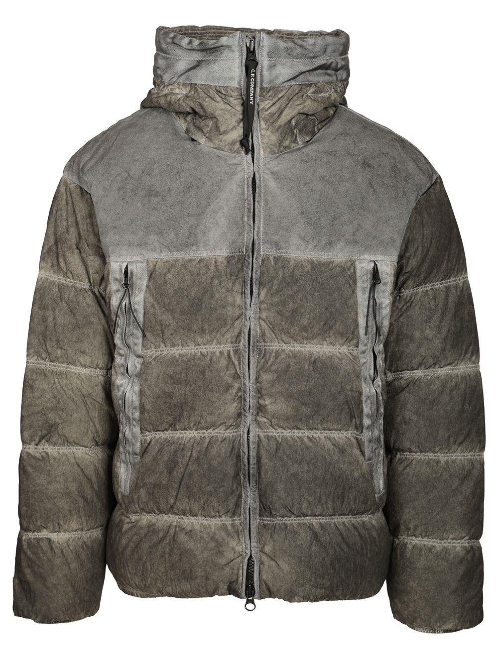 C.P. Company Men Quilted Jacket With Hood C.P. COMPANY
