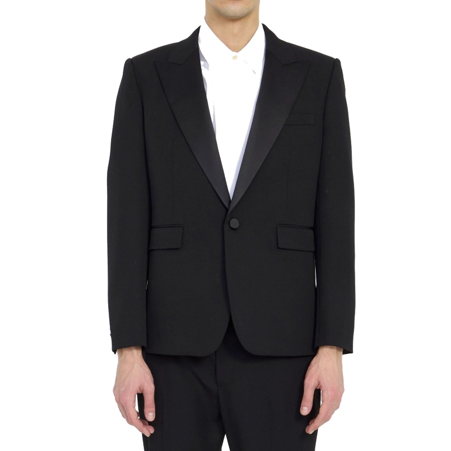 Saint Laurent Grain De Poudre Smoking Jacket Men SAINT LAURENT