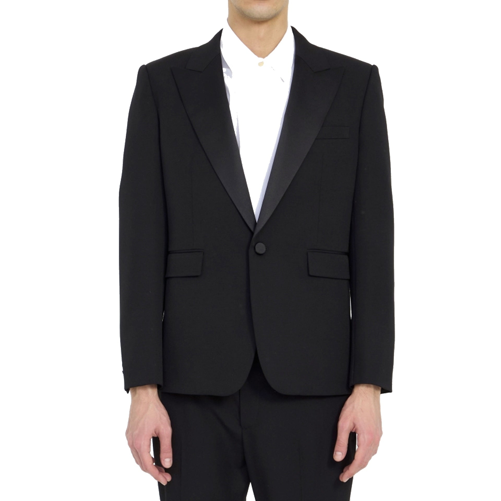 Saint Laurent Grain De Poudre Smoking Jacket Men SAINT LAURENT
