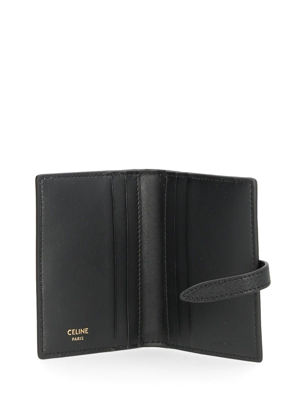 Celine Women Triomphe Pontet Bi-Fold Card Holder CELINE