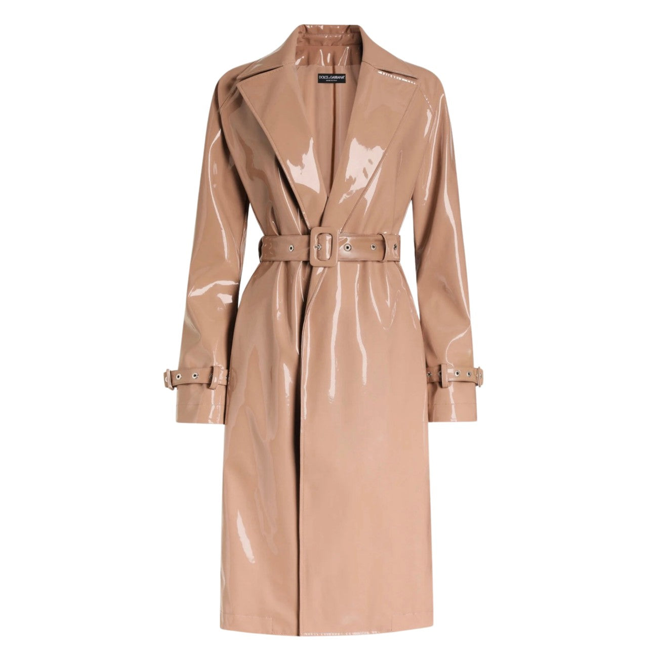 Dolce&Gabbana Women Eco-Skin Trench Coat Spread DOLCE & GABBANA
