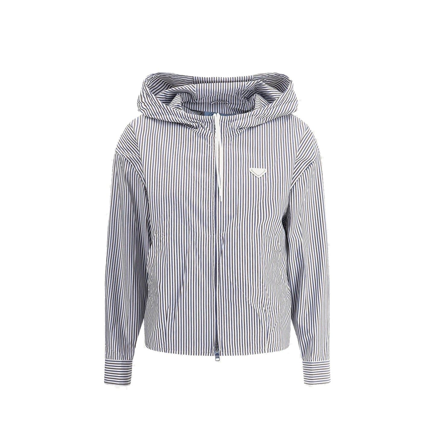 Prada Striped Hooded Jacket Women PRADA