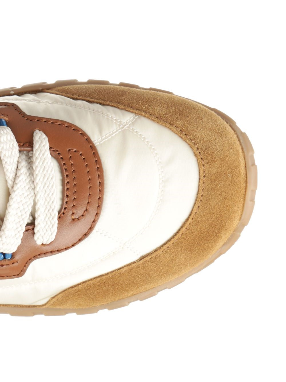 Miu Miu Women “Tyre” Sneakers In Technical Fabric And Suede Leather