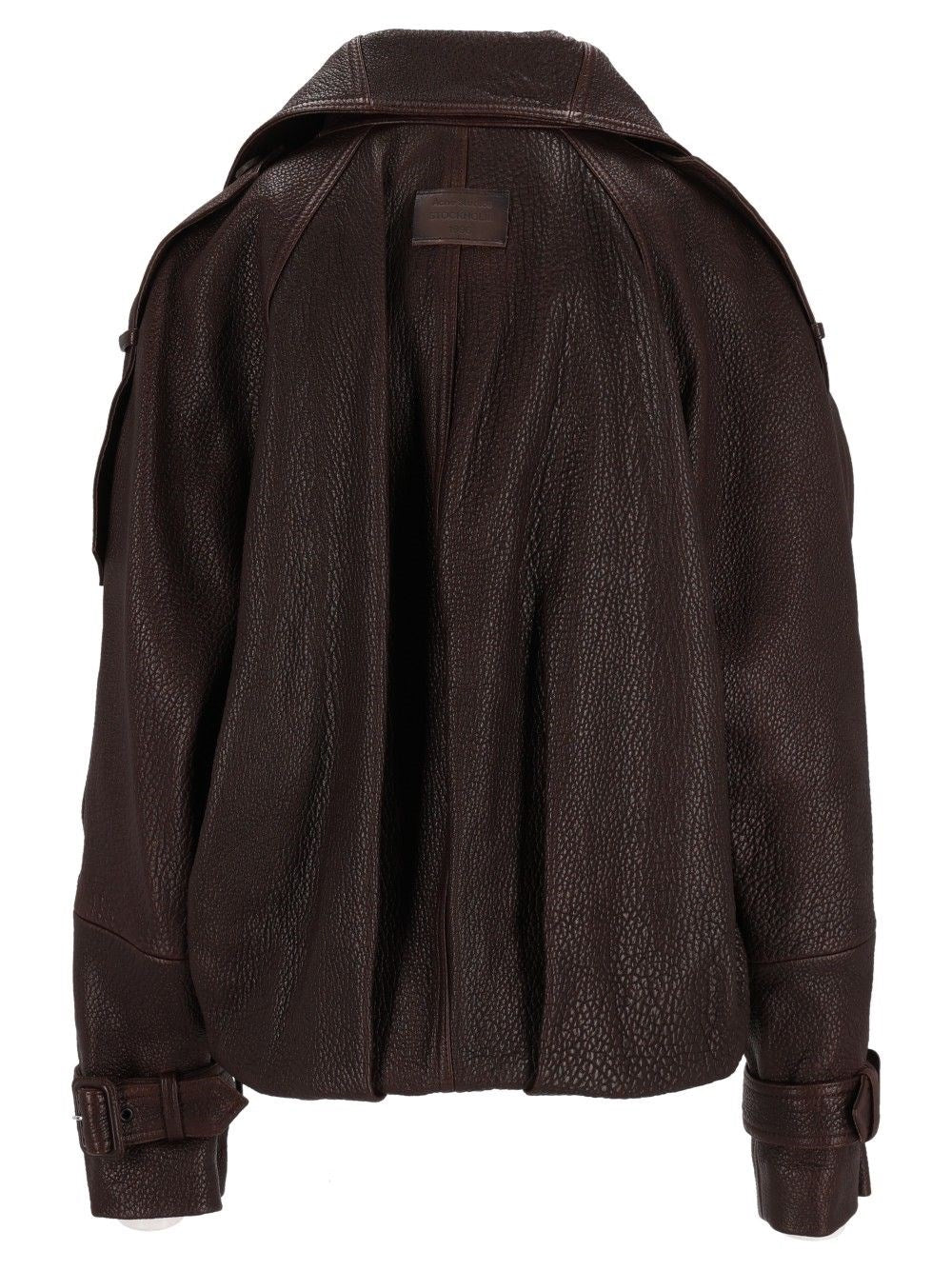 Acne Studios Women Full Grain Leather Jacket ACNE STUDIOS