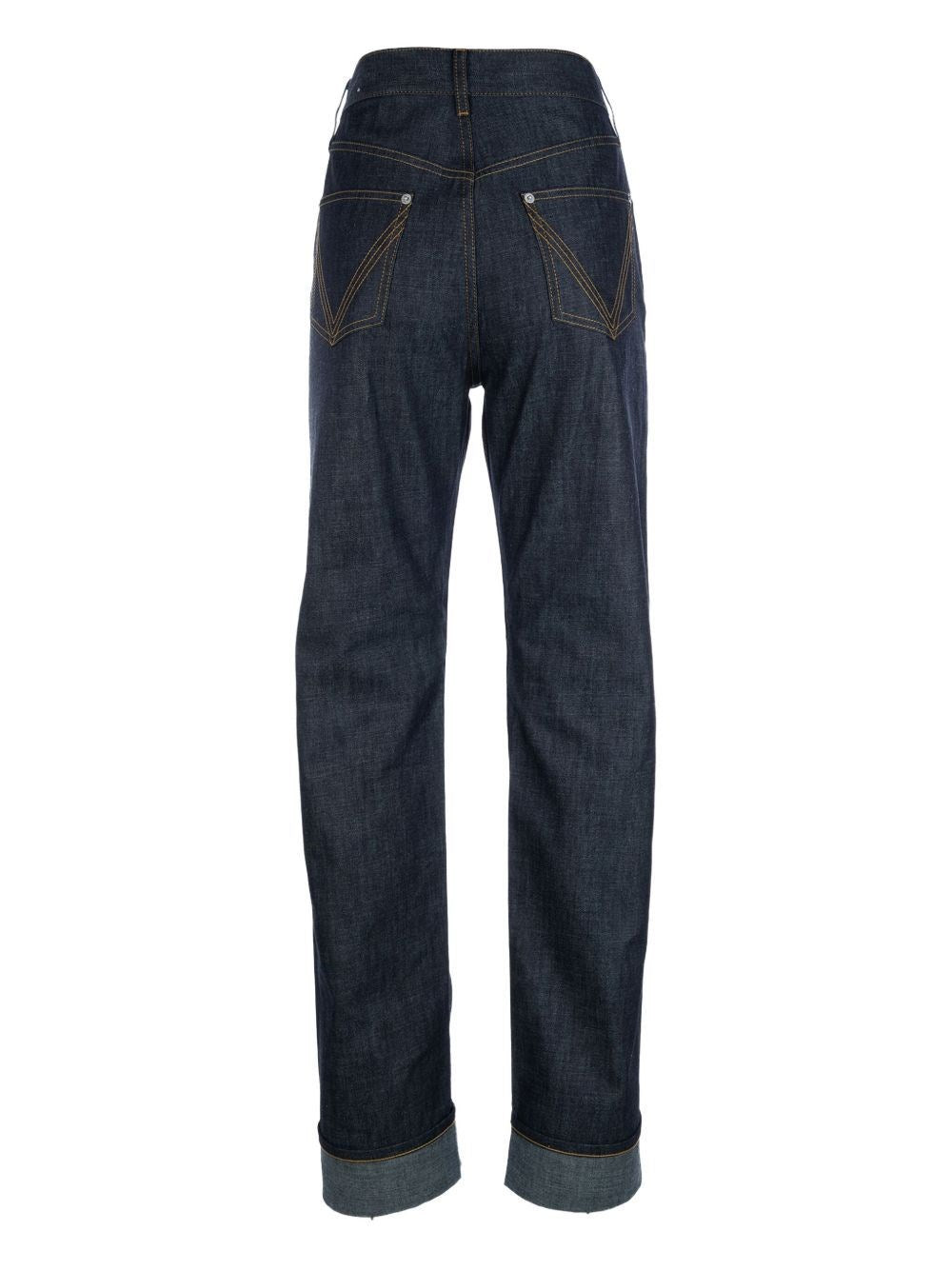 Bottega Veneta Women Jeans With Woven Pocket BOTTEGA VENETA