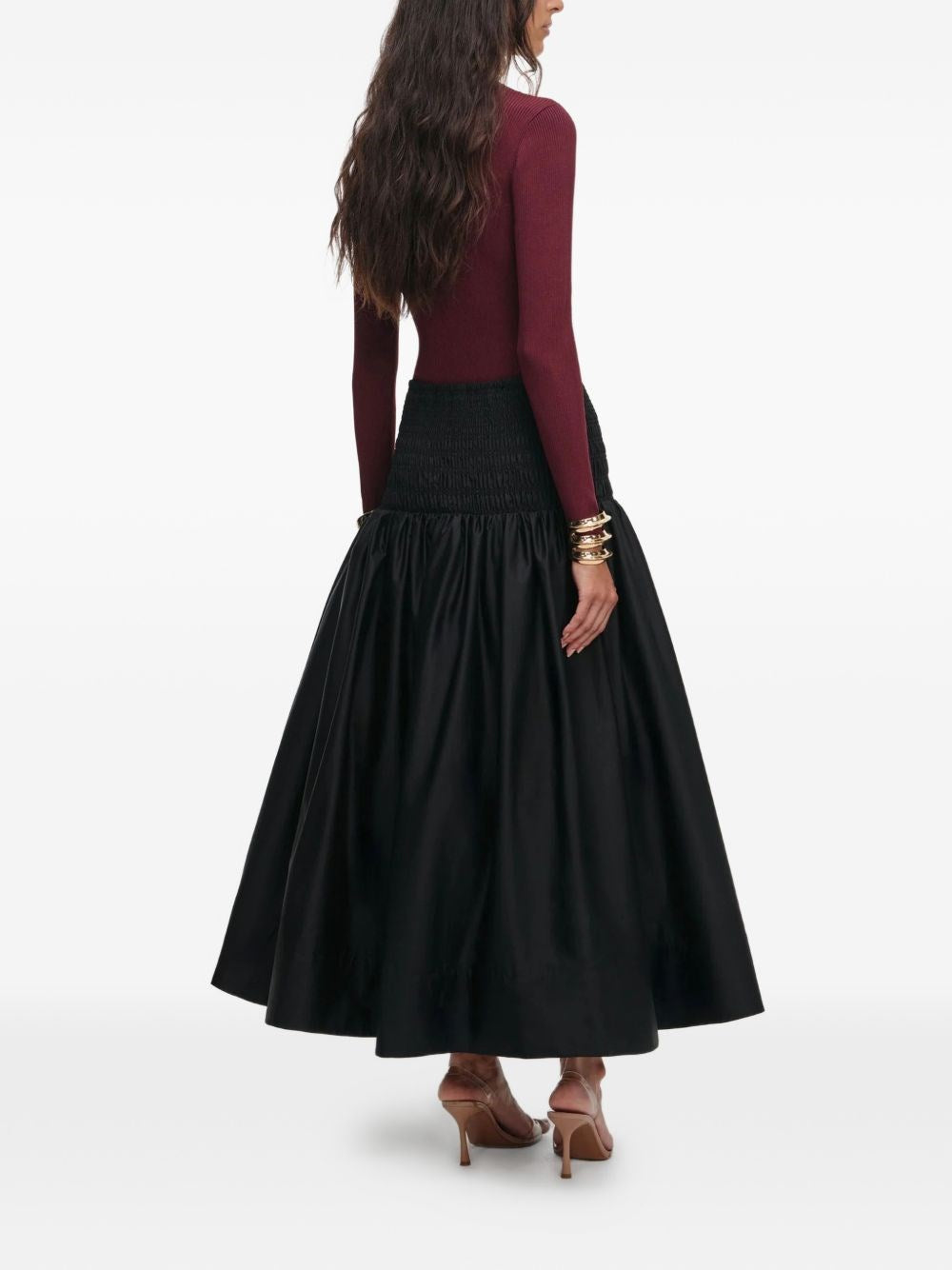 Self-Portrait Women Long-Sleeved Knitted Top With Keyhole SELF-PORTRAIT