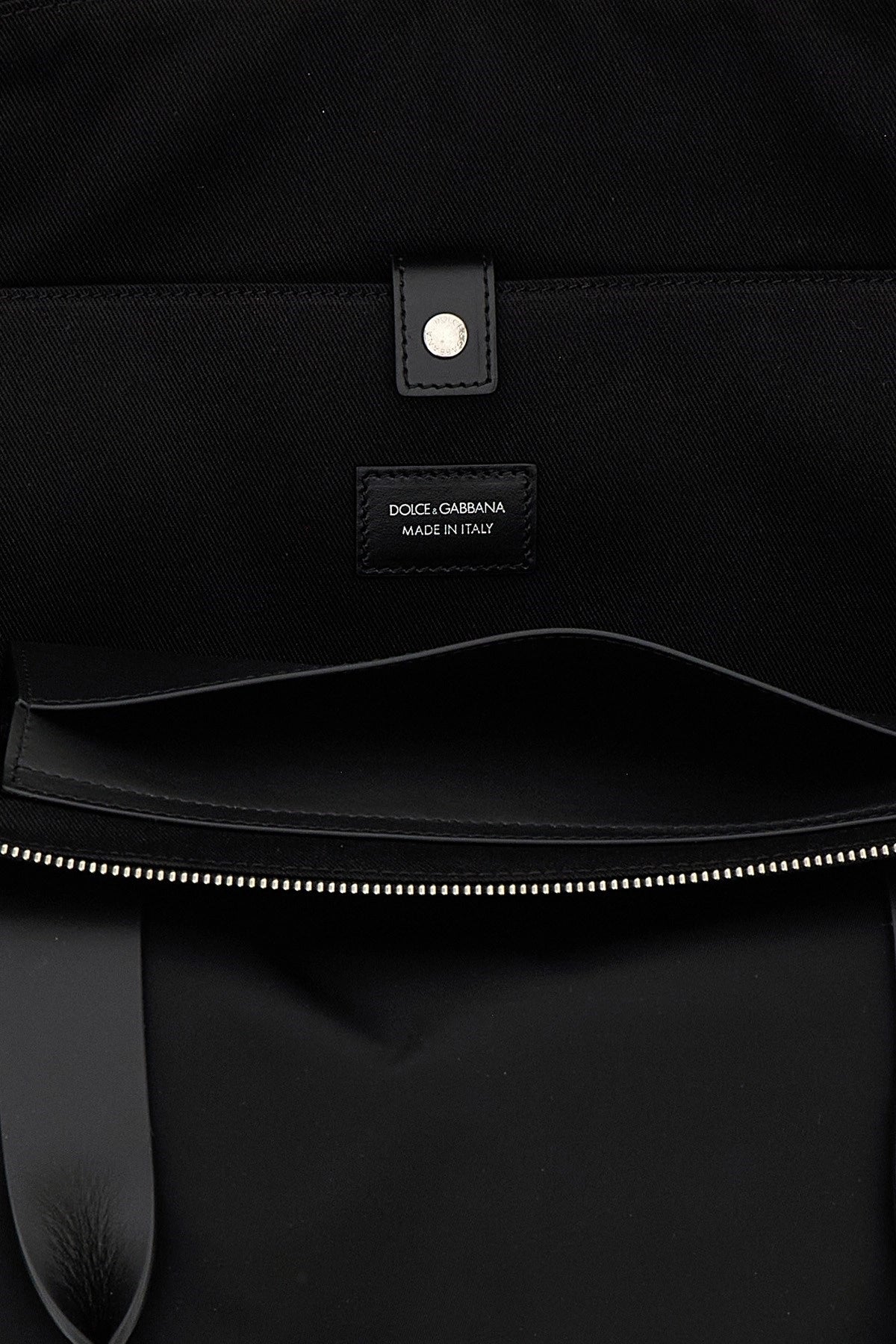 Dolce & Gabbana Men Media Logo Patch Shopping Bag DOLCE & GABBANA