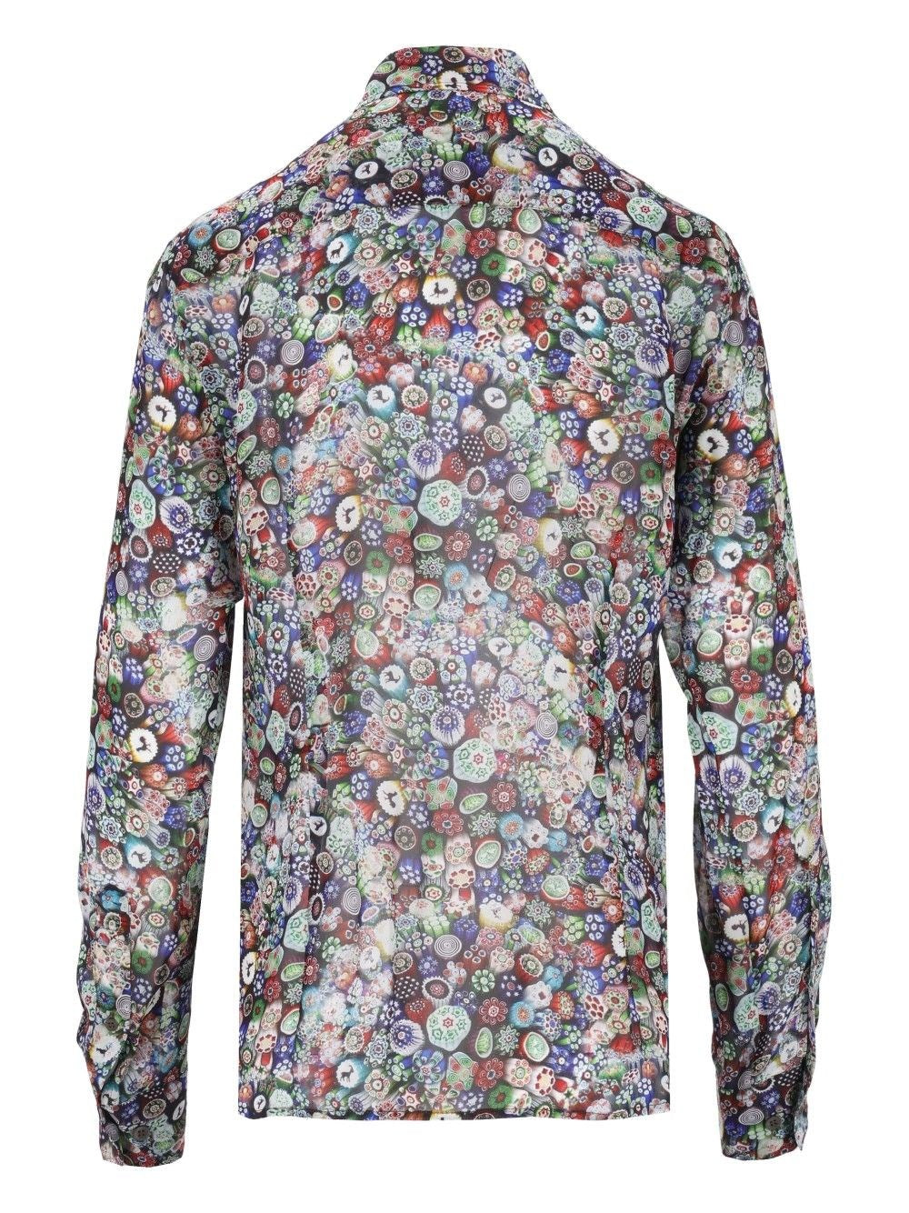 Dries Van Noten Women Printed Georgette Blouse With Sequin Decorations DRIES VAN NOTEN