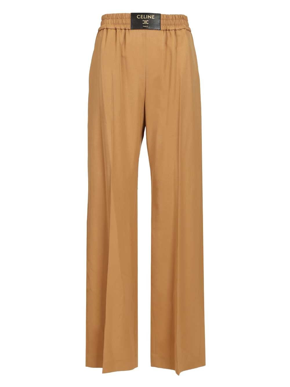 Celine Women Wool Twill Trousers CELINE