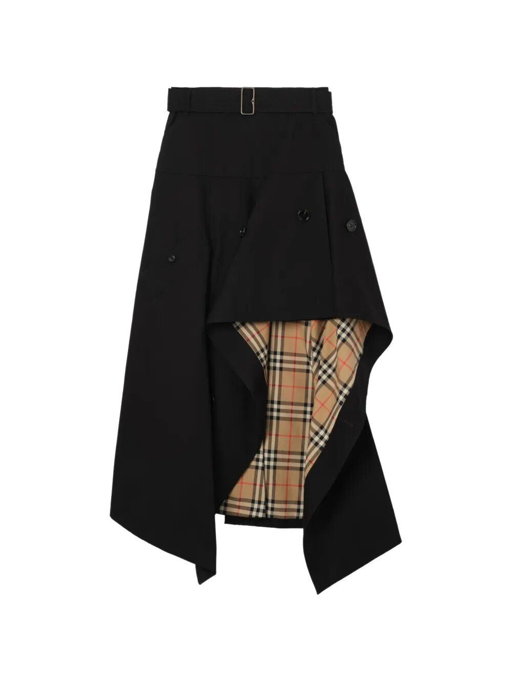 Burberry Women Asymmetrical Trench Skirt BURBERRY