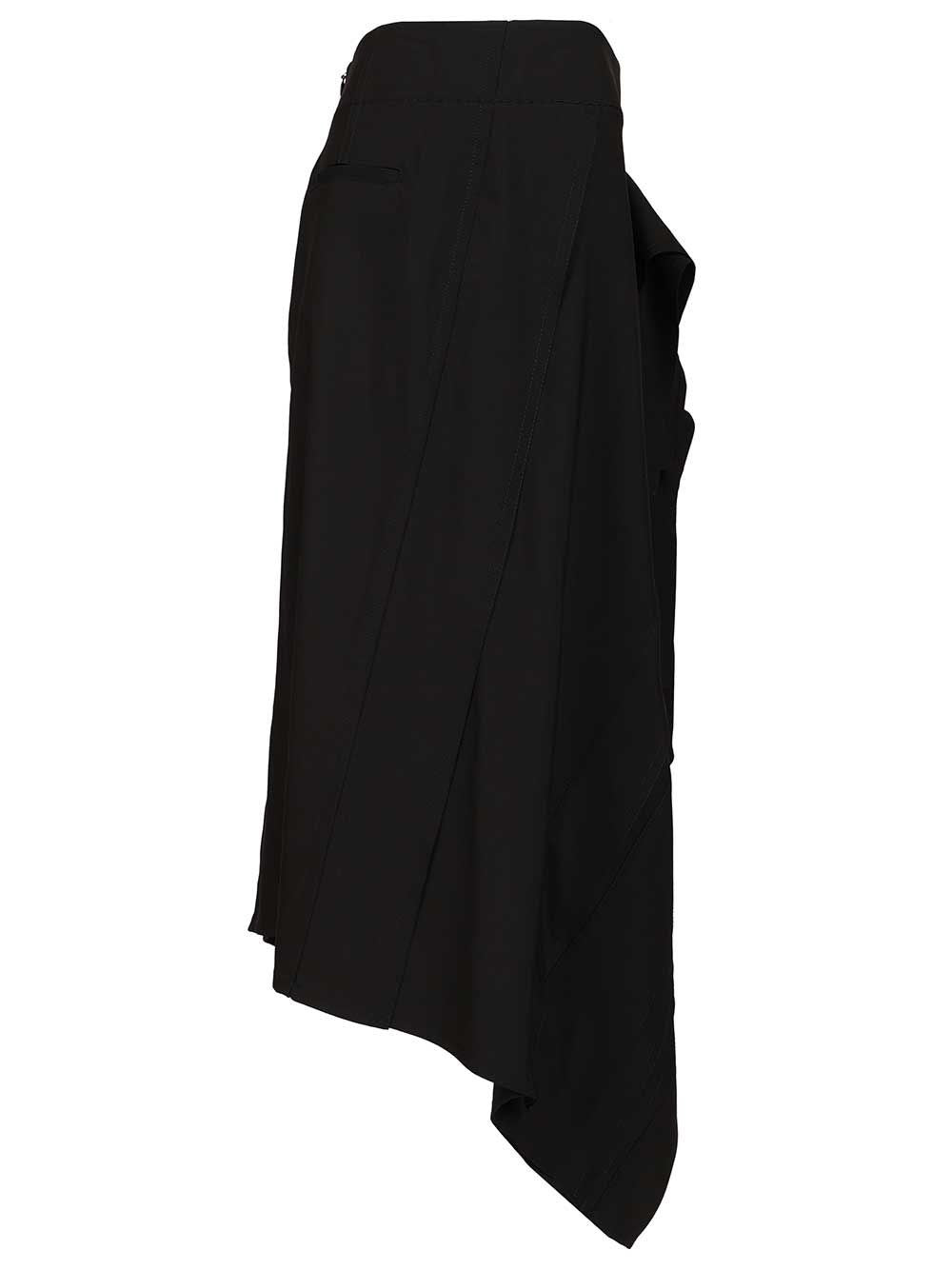 Bottega Veneta Women Lightweight Wool Midi Skirt BOTTEGA VENETA