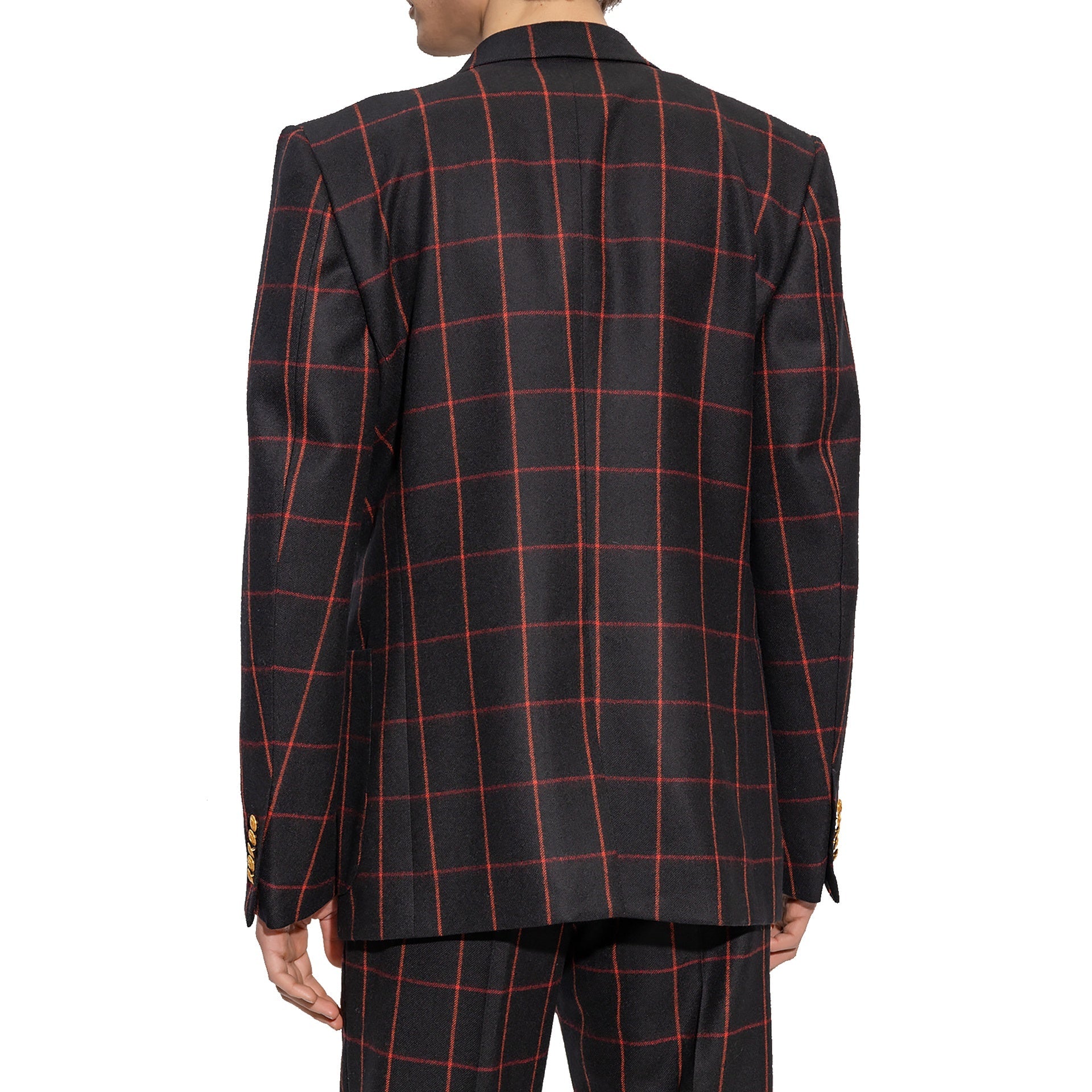Gucci Wool Checked Blazer Men GUCCI