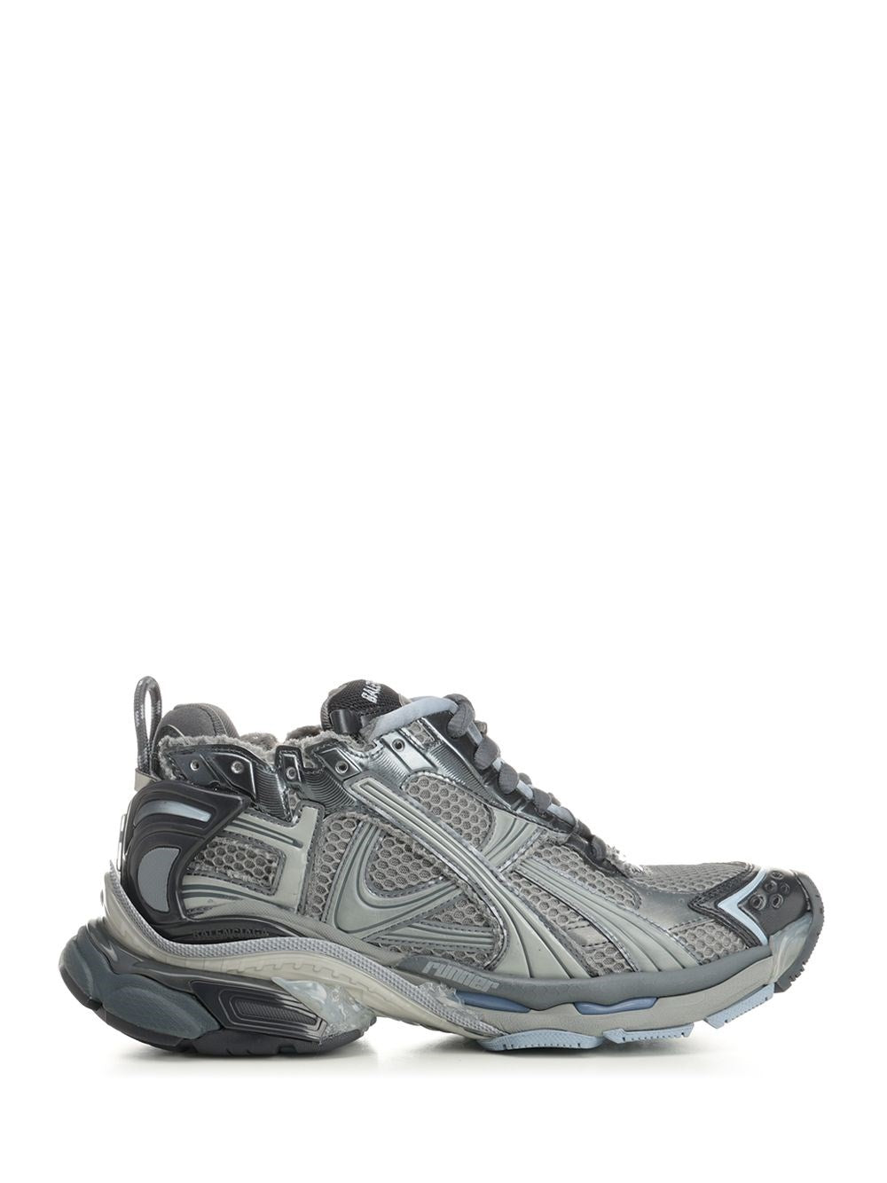 Balenciaga Men Runner Sneakers In Mesh And Nylon BALENCIAGA
