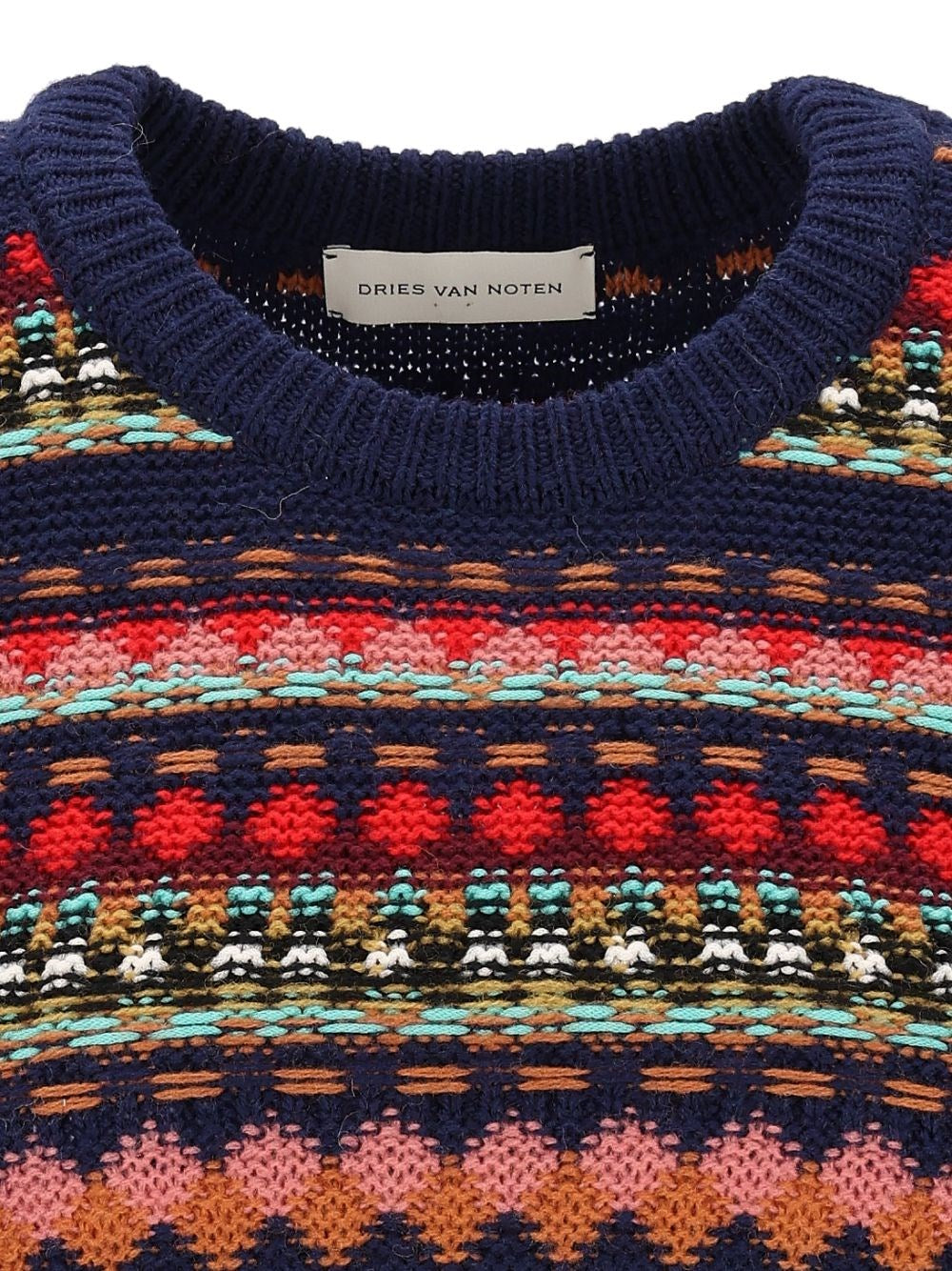 Dries Van Noten Women Jacquard Wool Sweater DRIES VAN NOTEN