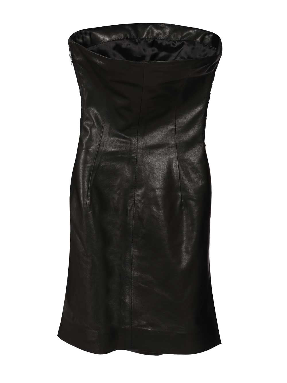 Amiri Women Leather Mini Dress AMIRI