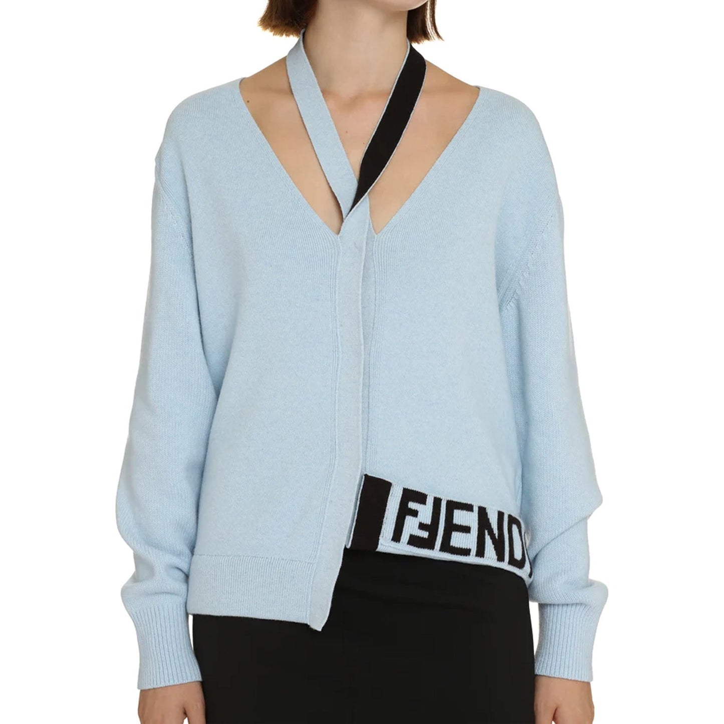 Fendi Wool And Cashmere Cardigan Women FENDI