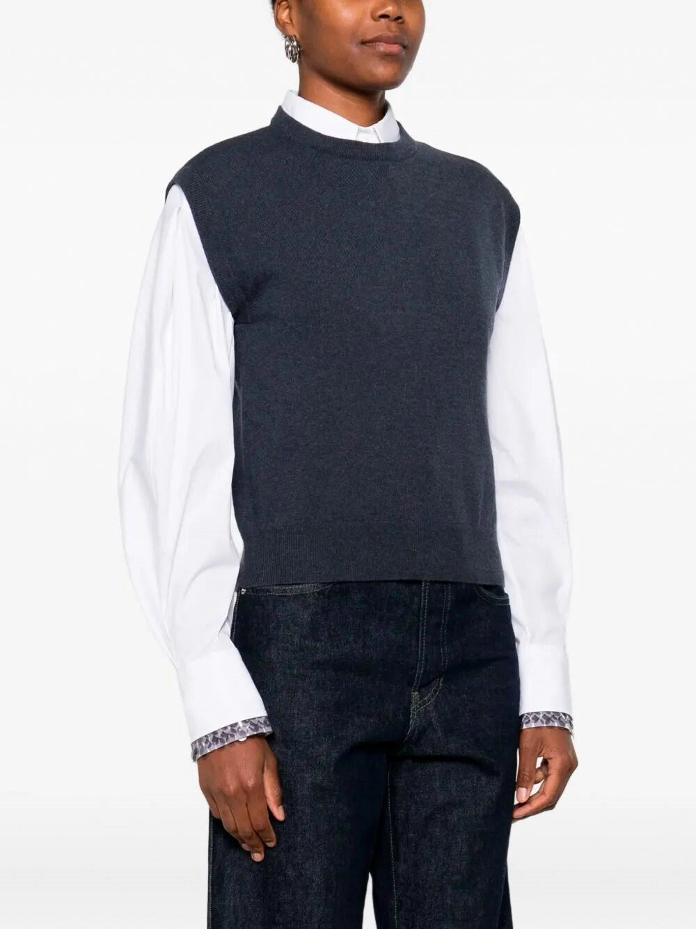 Brunello Cucinelli Women Cashmere Knitted Vest BRUNELLO CUCINELLI